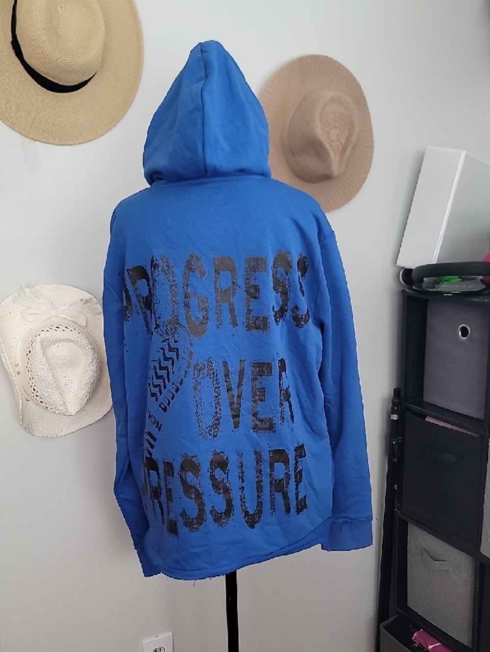 NWT Motion Studios Royal Blue Progress Hoodie - Picture 11 of 11